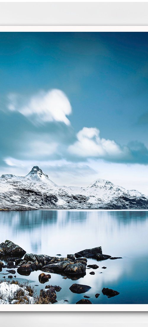 Last Light on the Mountains, Scottish Highlands by Lynne Douglas