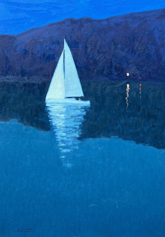 Evening Silence on Lake Garda