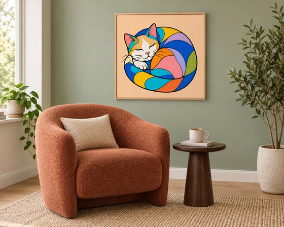 Colorful Cat #08