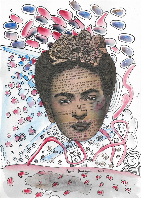 Portrait of Frida Kahlo # 82