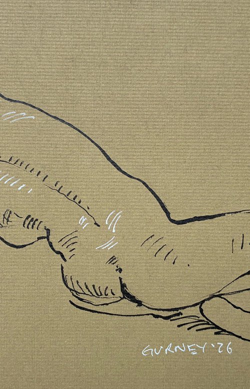 Reclining Lady by Paul Gurney
