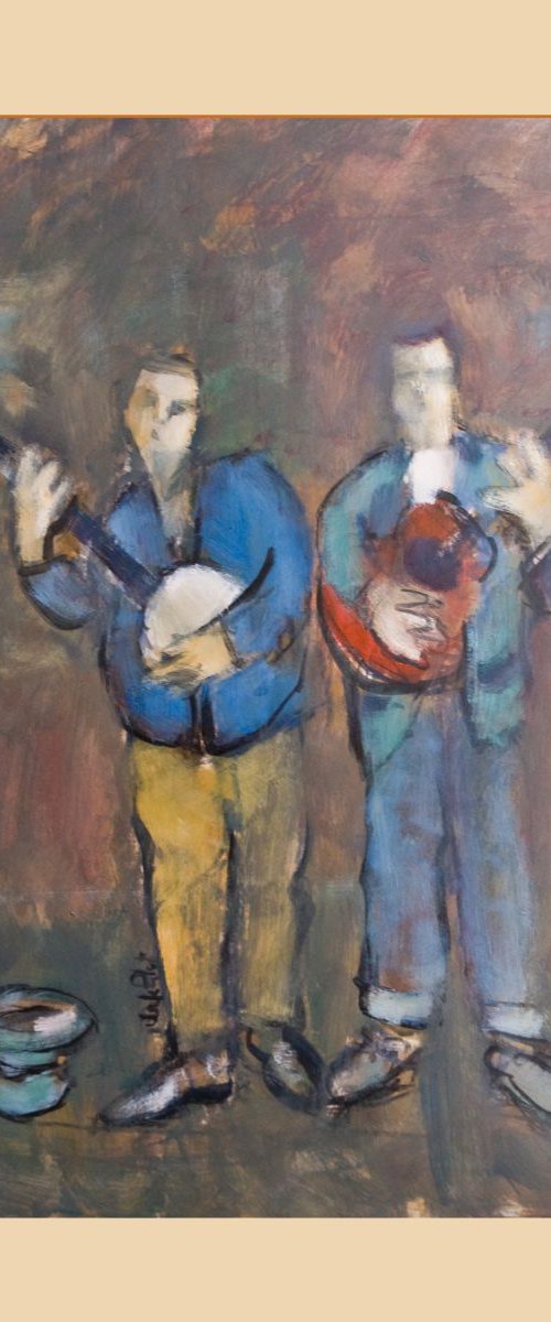 Two Buskers by Andre Pallat