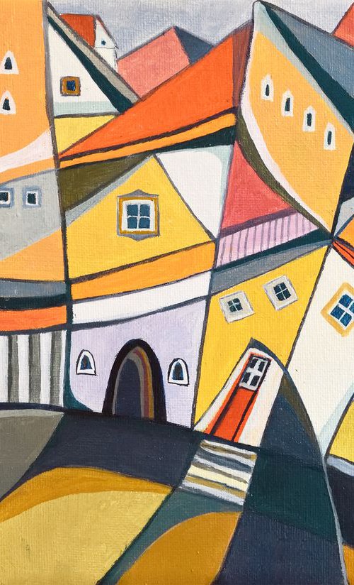 The bright side of the city by Aniko Hencz