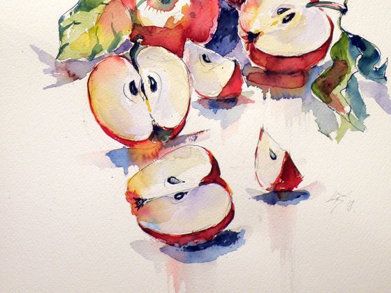 Apples on table II