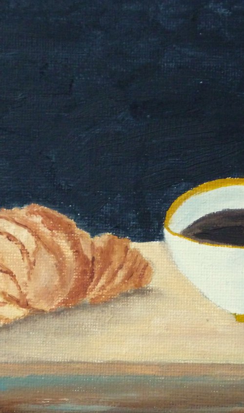 Croissant and Coffee by Maddalena Pacini