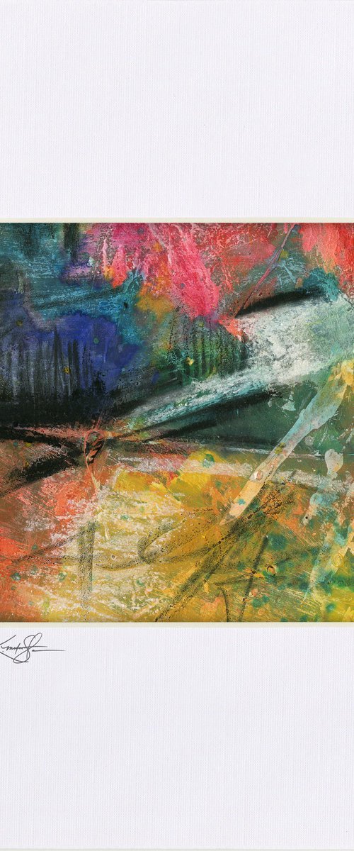 Mixed Media Abstract 4 by Kathy Morton Stanion