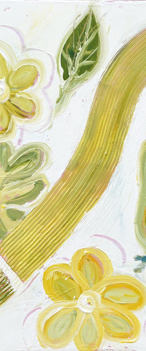 Green Breakfast, Anyone? 20x24in (~50x60cm) by jelena b