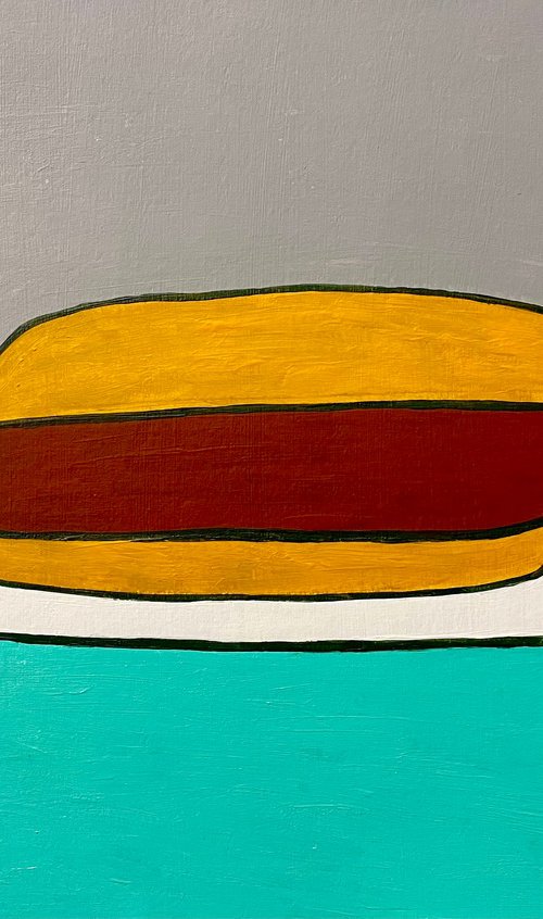 Hamburger(minimal) by Ann Zhuleva