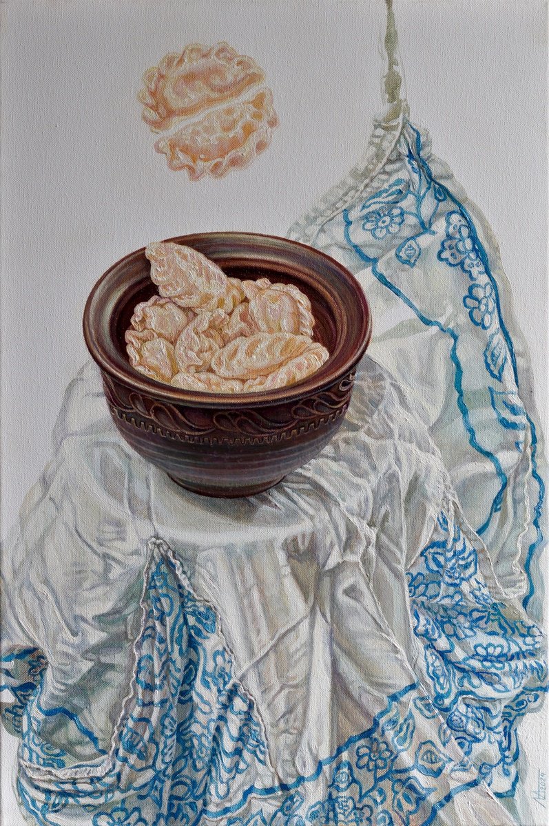 Photorealistic Oil Painting , Ukrainian Zen By Alona Lesnichenko, 16 X 24, Artwork For Sale On Artfinder