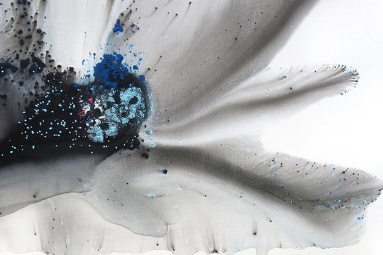 Nature 261 — Abstract Organic Blue