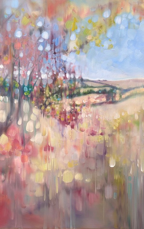 Across the August Fields by Gill Bustamante