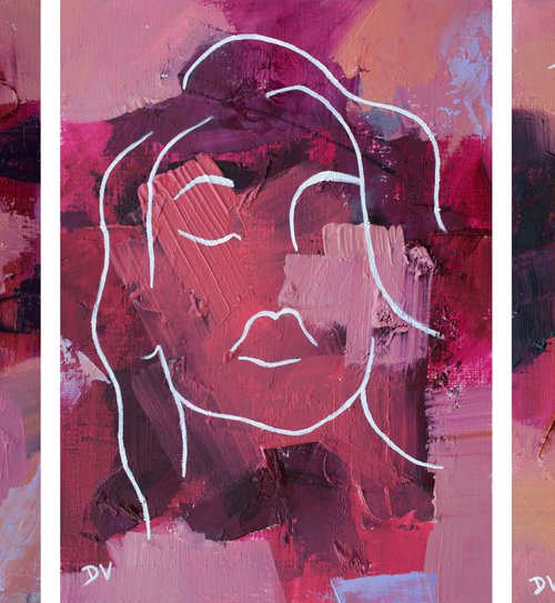 SHE IS No 16 set of three by Damien Venditti