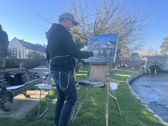 Town Bridge in Christchurch