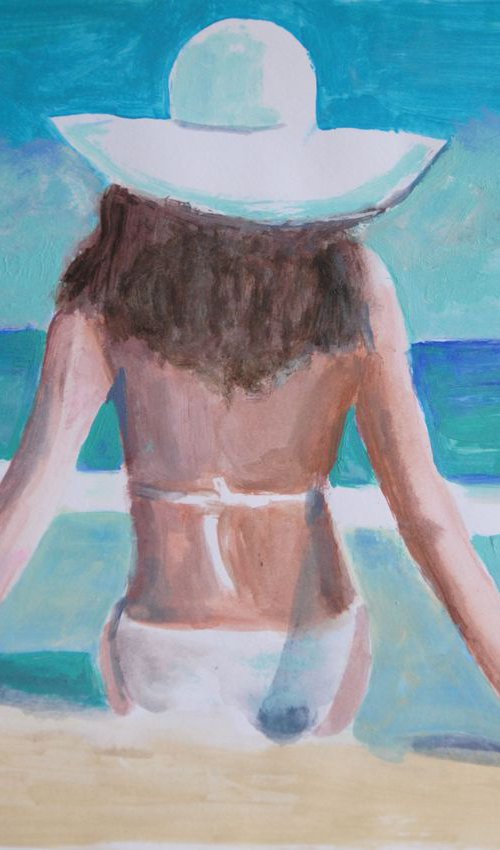 At the beach  # 5 by Alexandra Djokic