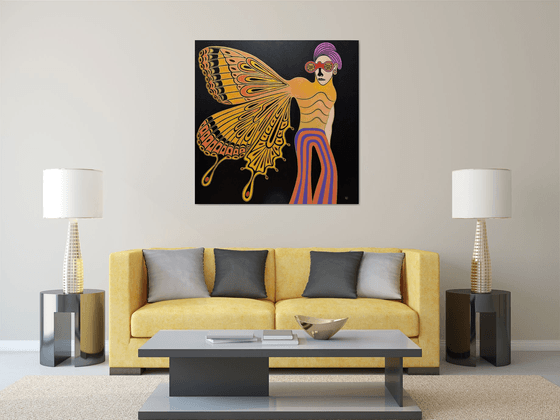 The monarch wing
