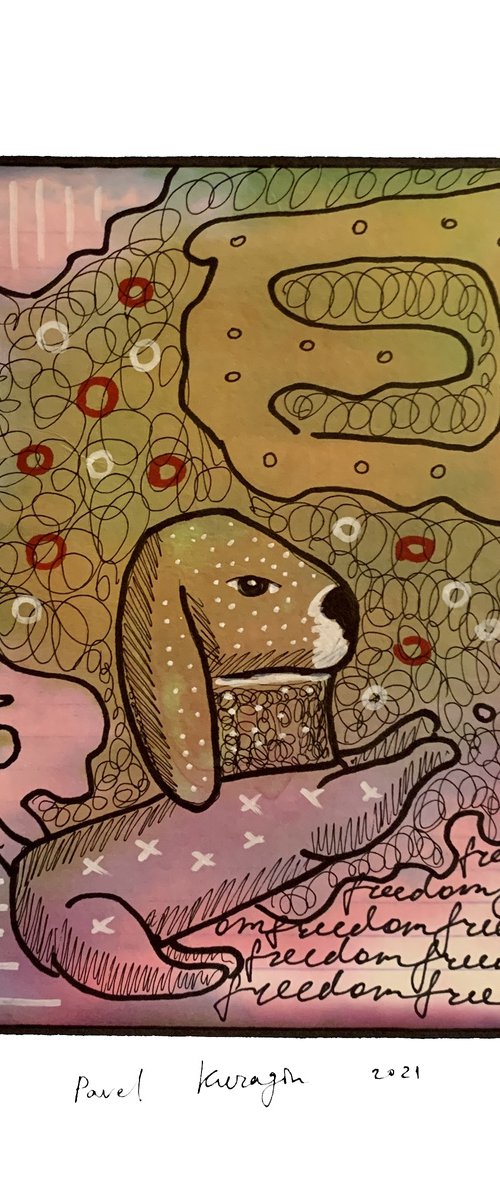 Abstract dog #13 by Pavel Kuragin