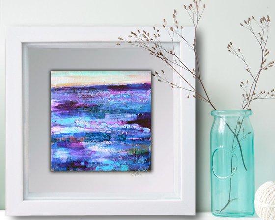 Framed ready to hang original abstract - abstract landscape #2