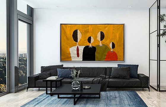 Coffee Heads Family Portrait XXL