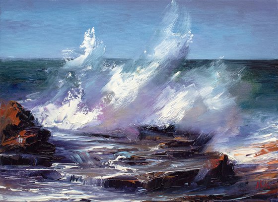 Paint a Crashing Wave  Learn to Paint Watercolor