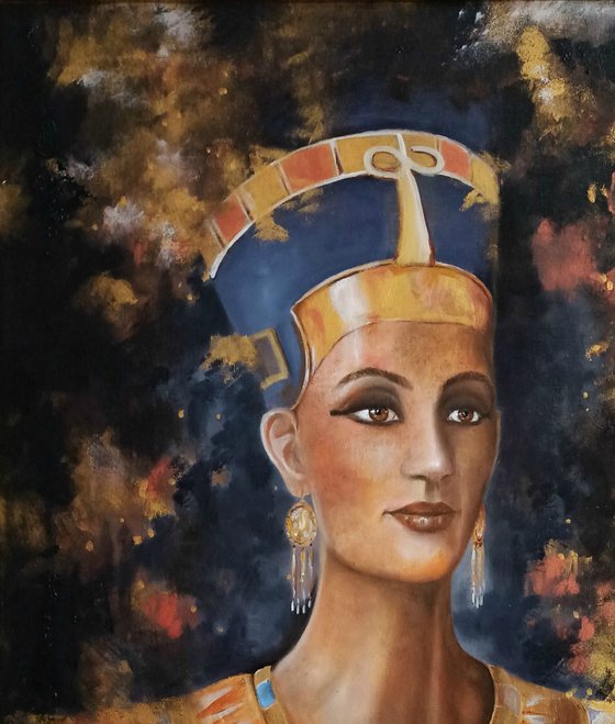 Nefertiti - portrait - original painting