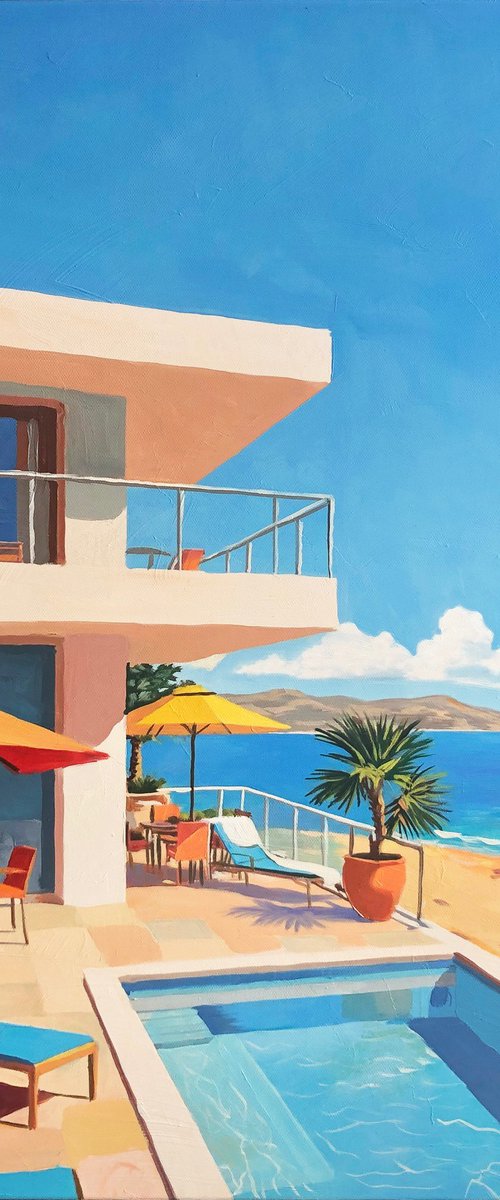 Sunny Terrace in Sardinia by Vadim Bondero
