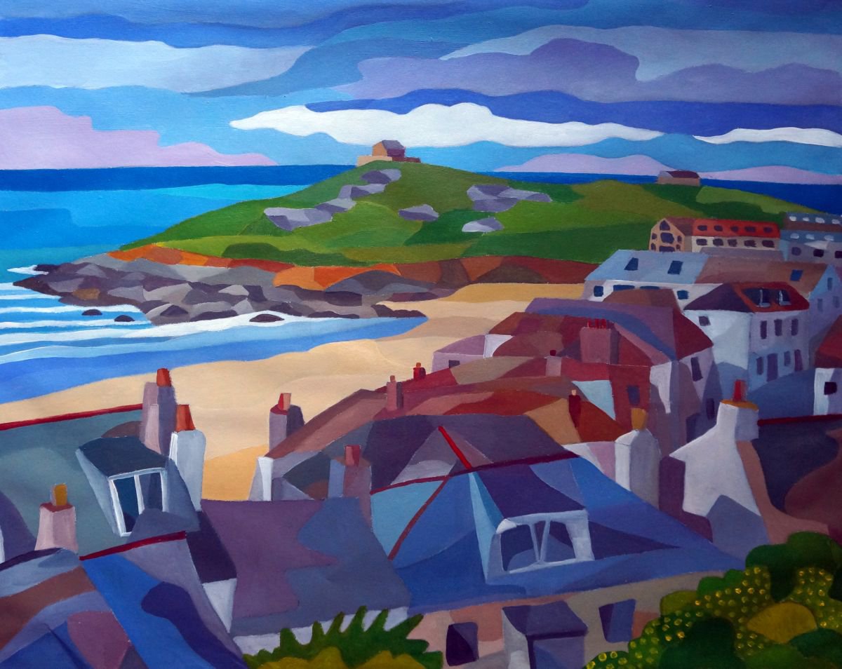 View from The Tate Gallery, St Ives. by Tim Treagust