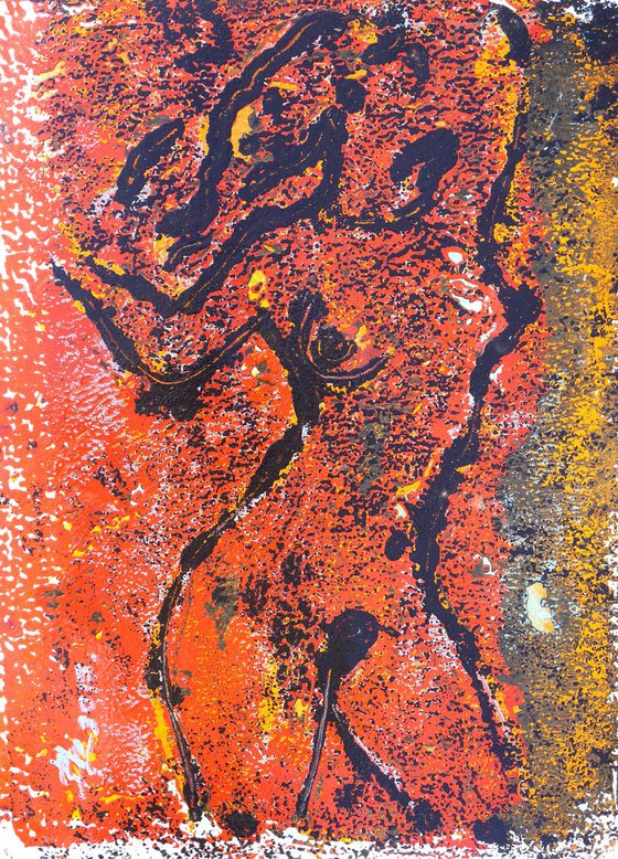 Nude monotype # 27