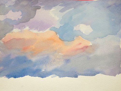 Orange Cloud by Roman Sergienko
