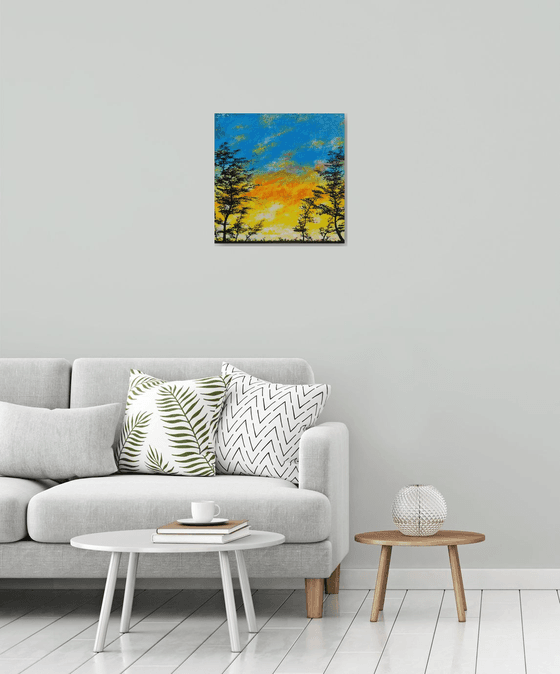 Yellow sunset 1