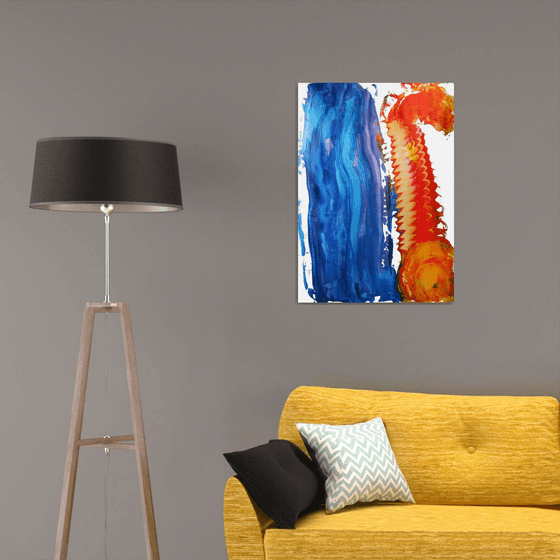 Color Reflection 20232 / ORIGINAL ACRYLIC PAINTING