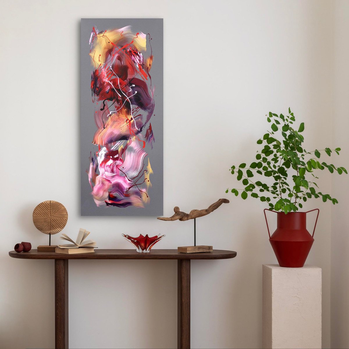 Petal Garden By Paresh Nrshinga Frsa, 20 X 48, Artwork For Sale On Artfinder