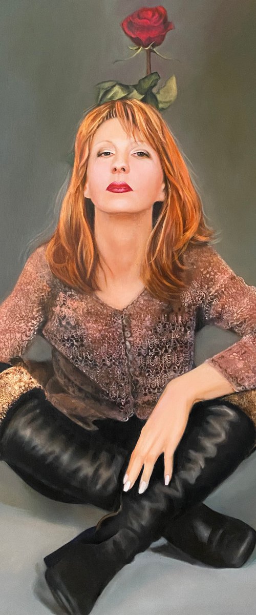 A portrait of beautiful Valentina by Dolgor Dugarova