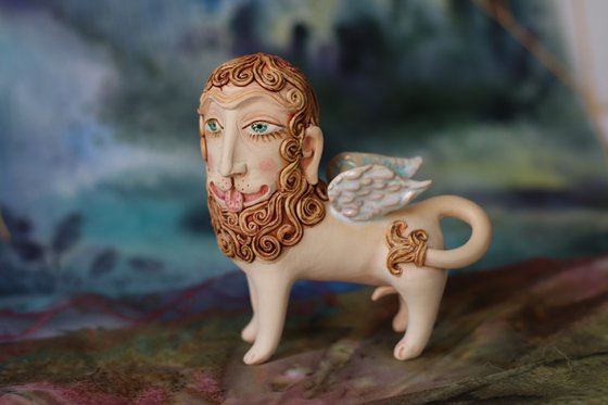 Pair of guardian Lions.