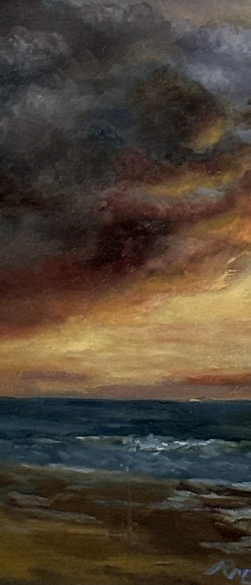 Dawn Over The Sea by Paul Ward