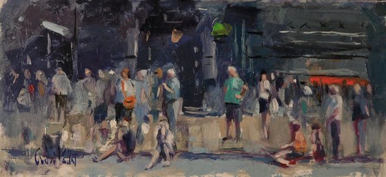 Crowds at Covent Garden