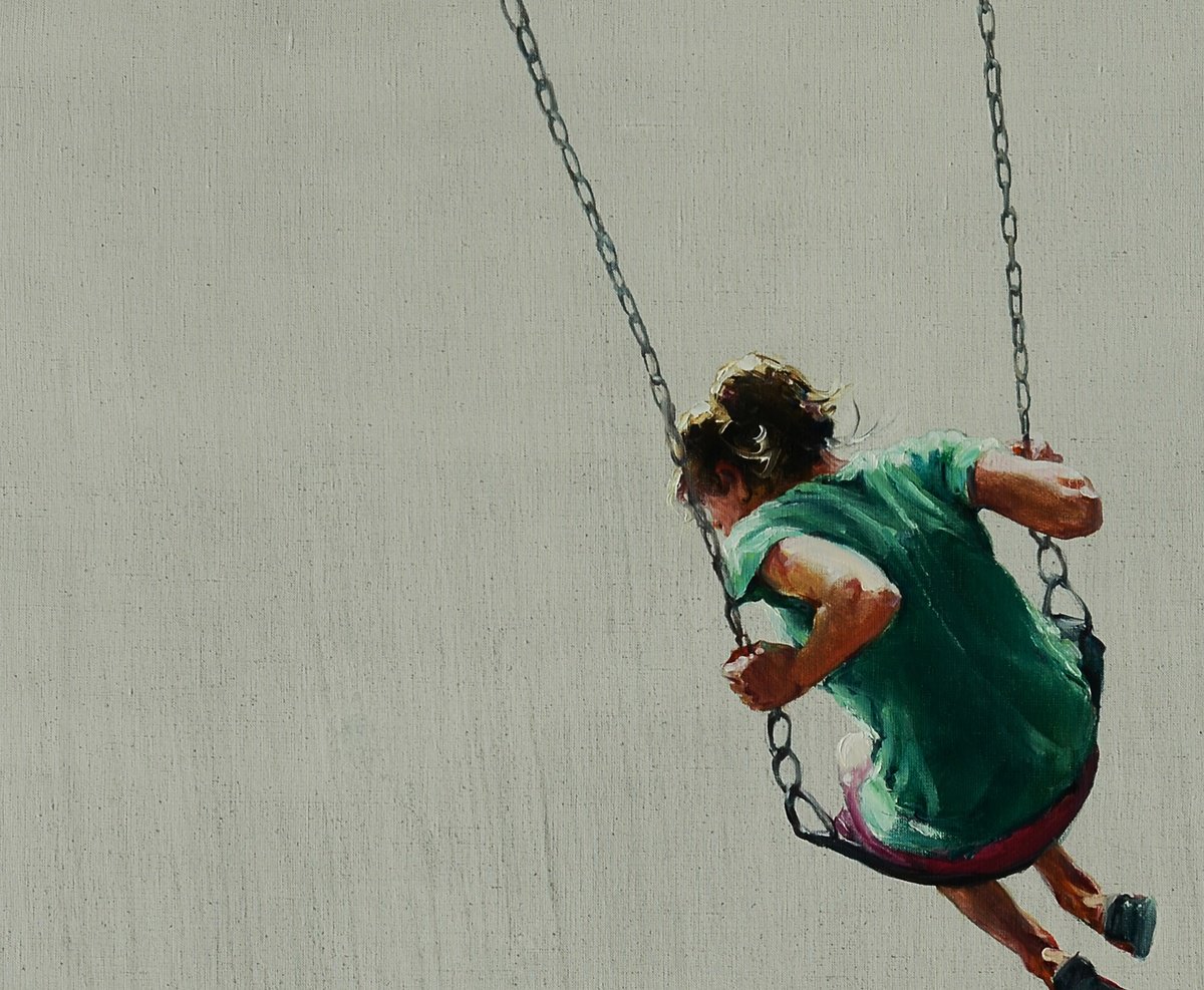 Urban And Pop Portrait Giclee Print By Oleg Kateryniuk, 28 X 20", Modern Teenage Emotions, Original Artwork