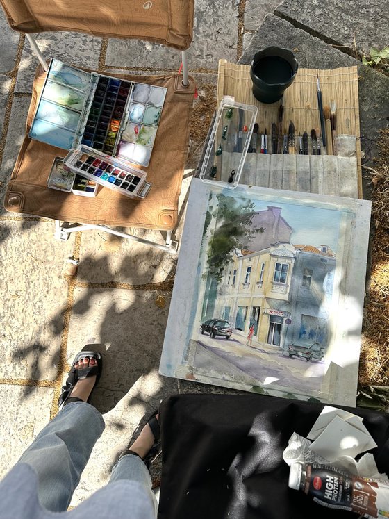 Street in Varna, Bulgaria