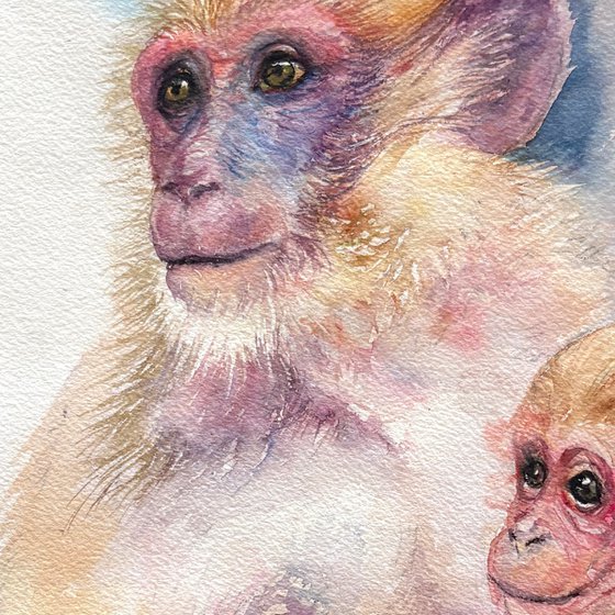 Monkey Mum and Baby