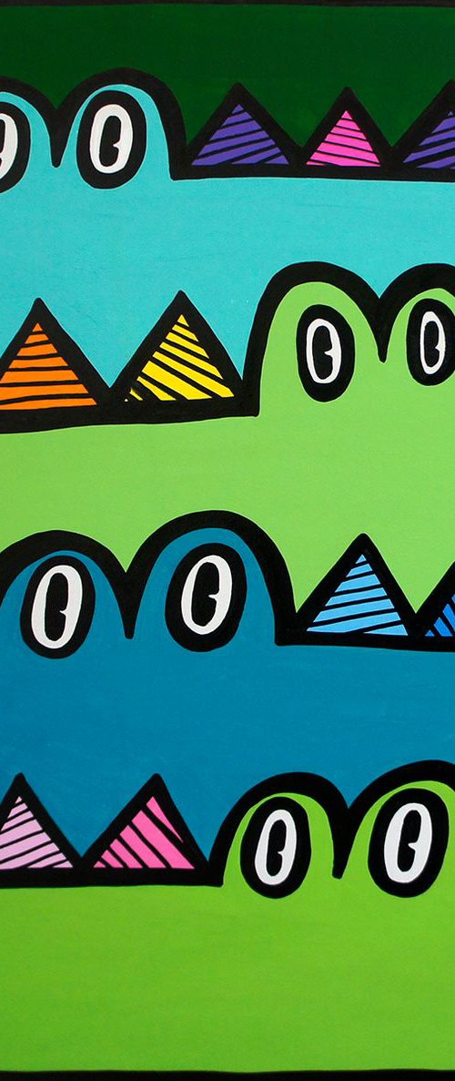 Five Alligators by Kev Munday