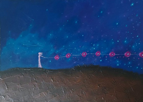 THE COMET original painting