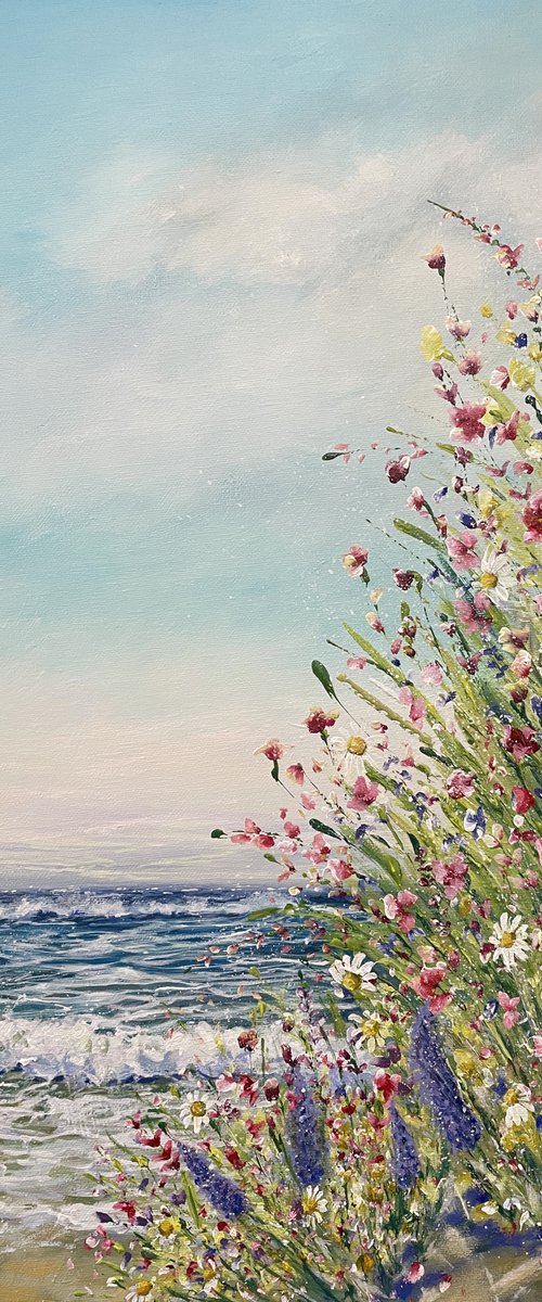 View from the dunes by Emma Sian Pritchard