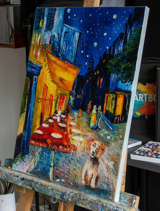 Who Let a Dog in the Painting?