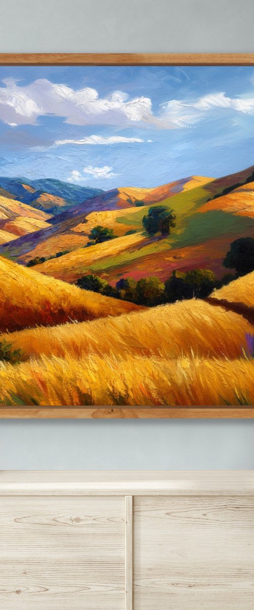 California Golden Hills by Yass Paints