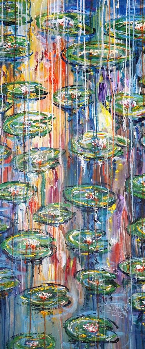 Water Lilies L 4 by Peter Nottrott