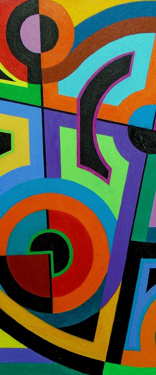GEOMETRIC ABSTRACT STUDY i by Stephen Conroy