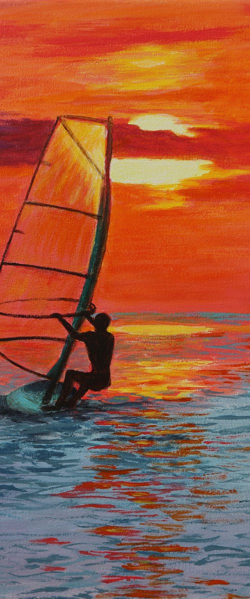 Towards the sunset, 50*50 by Dmytro Yeromenko