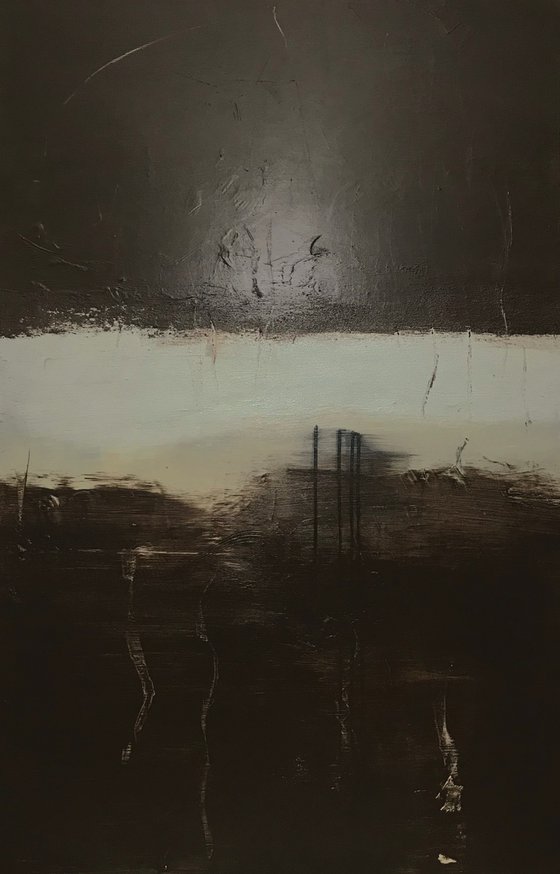 Memory's Breath Minimalist Painting