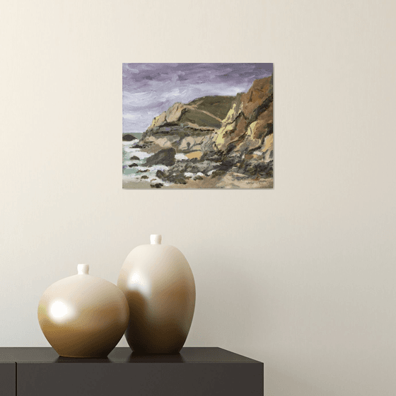 Rocky cove in Cornwall