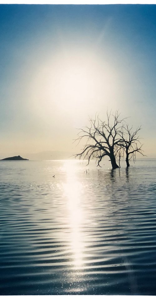 Towards Rock Hill, Bombay Beach, Salton Sea, California by Richard Heeps