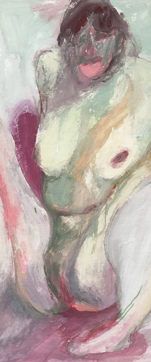 Naked sad woman 3 by Art Boloto